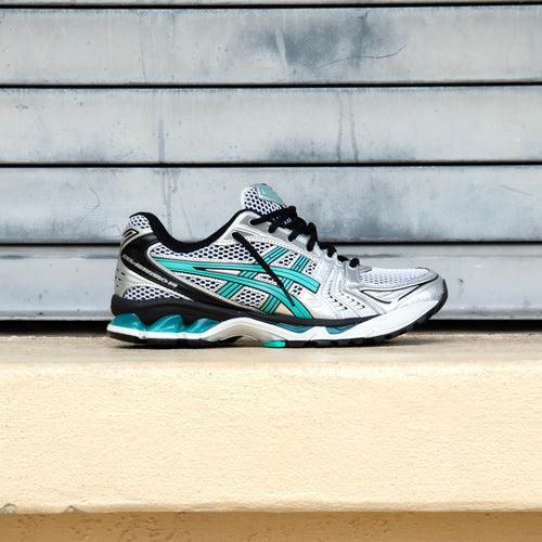 Mens Asics Gel-Kayano 14 (White/Waterfall)