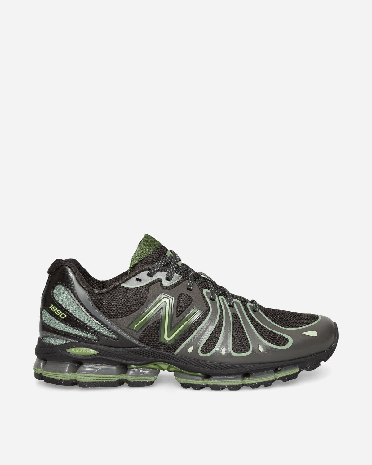 1890 Sneakers Faded Black / Utility Green