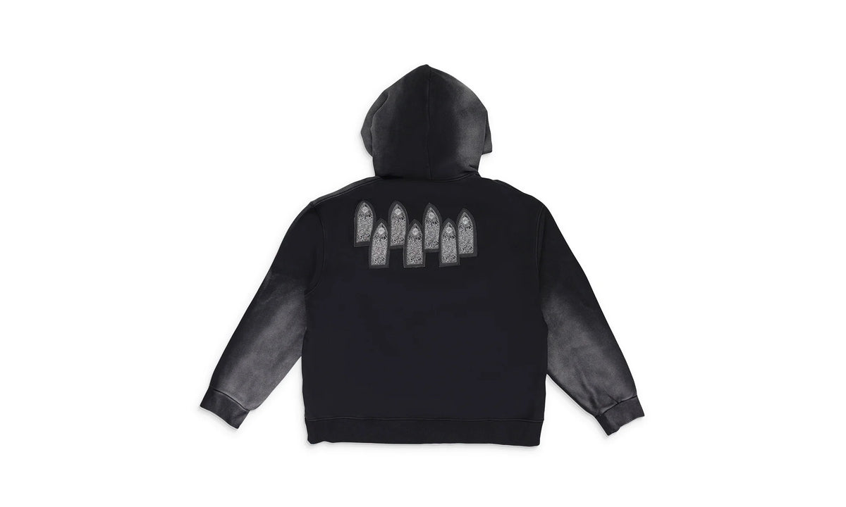 Faded Pullover Hoodie "Black" 1110080002FW24