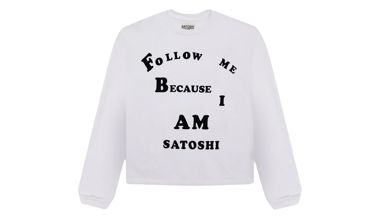 Follow Me Long Sleeve Tee Shirt "White" FW24LS001 WHT