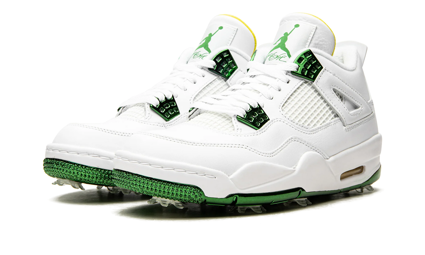 Air Jordan 4 Retro Golf "Metallic Green" CZ2439 100
