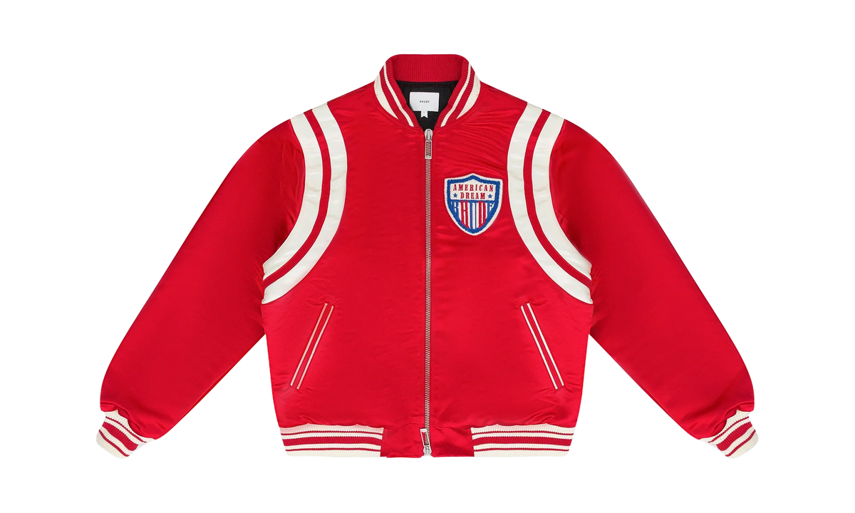 Satin Varsity Jacket "Red" RHPS24JA08613135