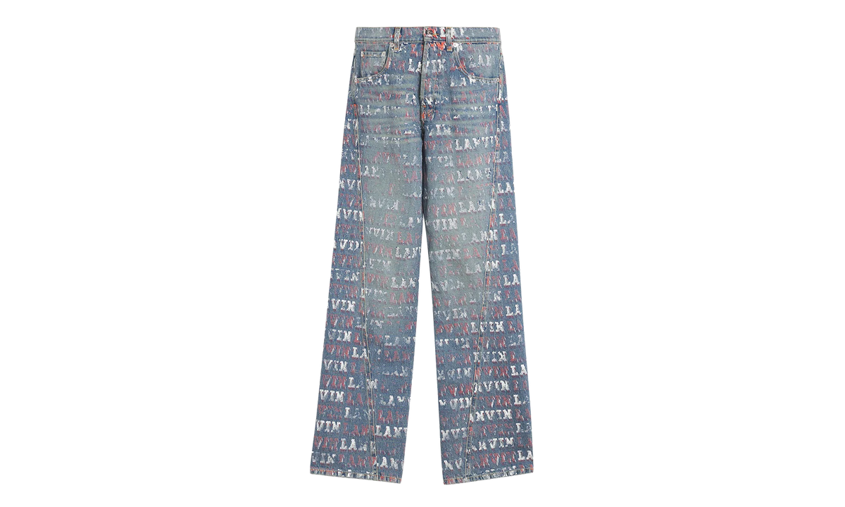 PRINTED REGULAR TROUSERS "Blue Denim" RM TR0051 D082 P24 22
