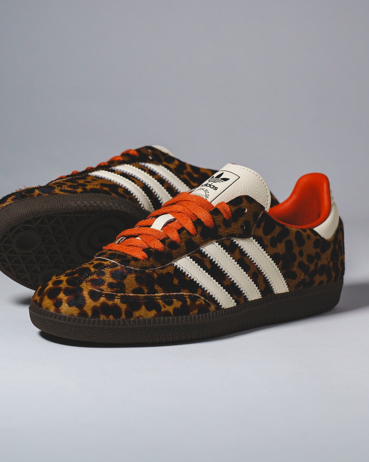 Adidas Women Samba OG Preloved Red Leopard Core JI2734