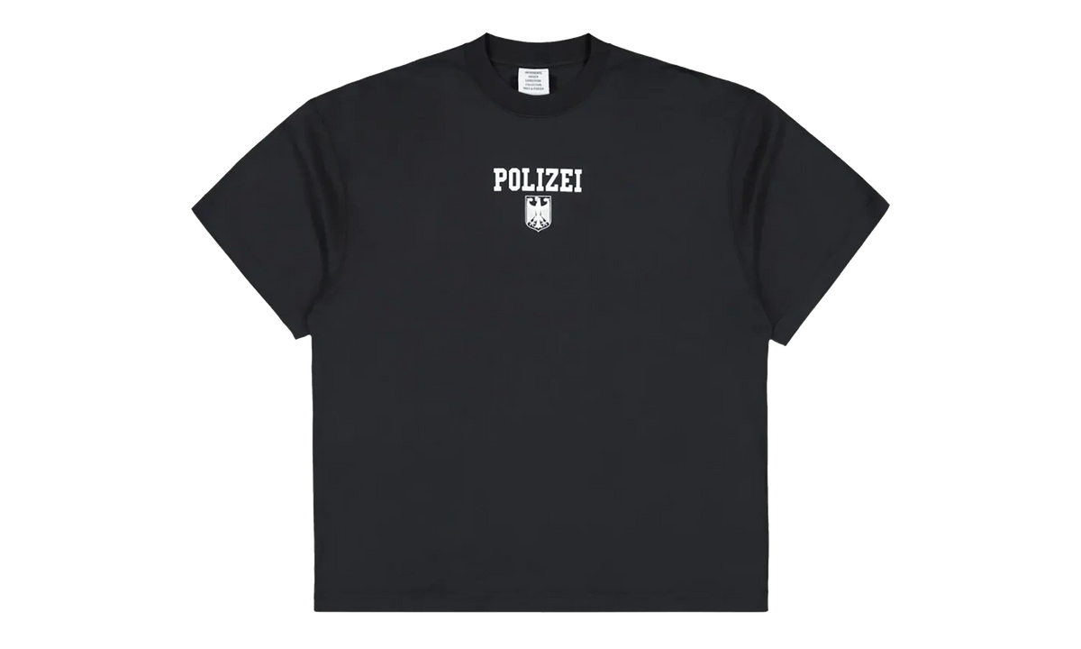 Polizei Regular T-Shirt "Washed Black" UH76TR300B WASH