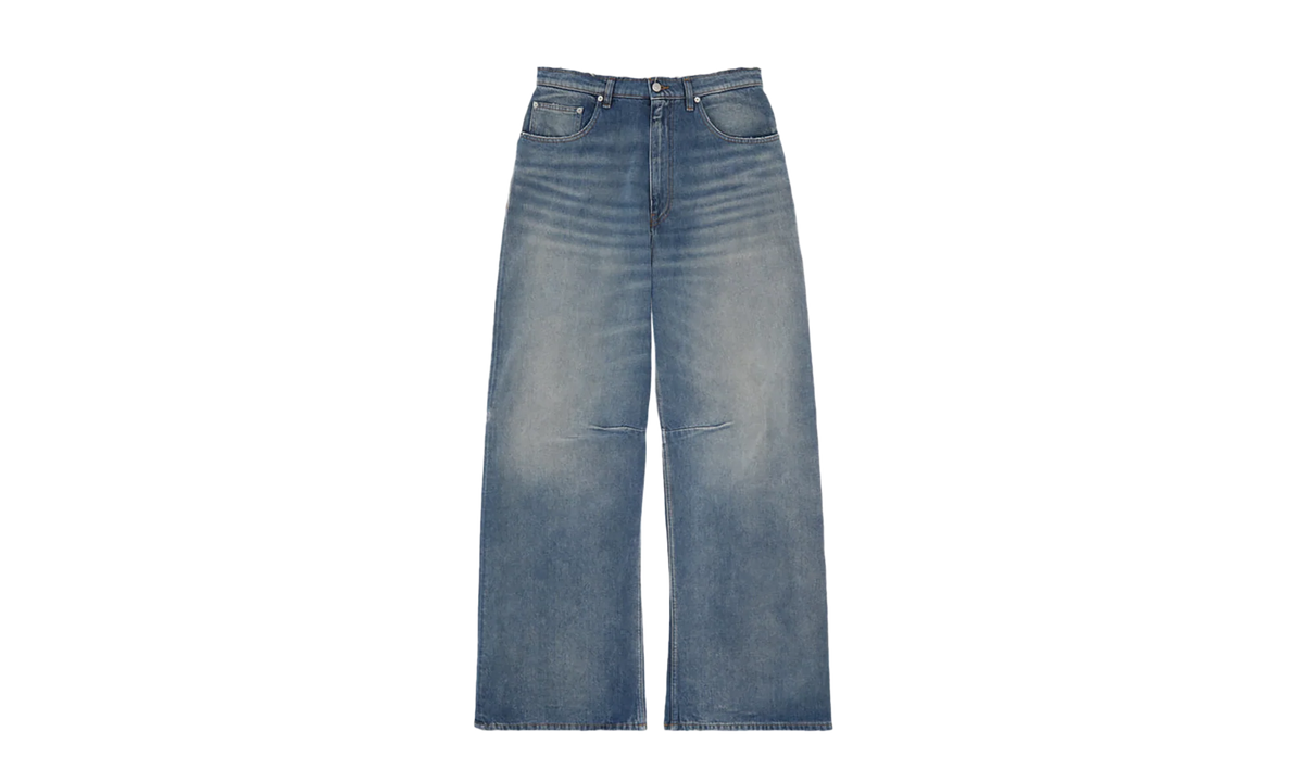 5 Pockets Wide-Leg Pants "Medium Blue" SH2LA0039 M30017 965