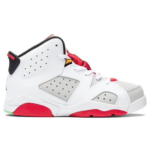 Air Jordan 6 Retro (PS) "Hare" - Neutral Grey/Black/White/True Red