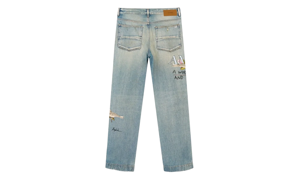 Chateau MX1 Straight Flare Jeans "Aged Indigo" AMBMJE1065 921