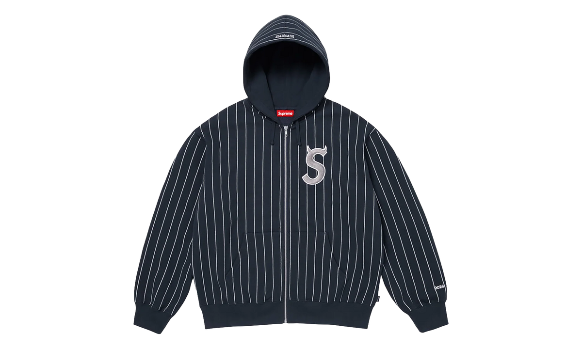 Devil S Logo Zip Up Hooded Sweatshirt "SS26 - Stripe" SU27309