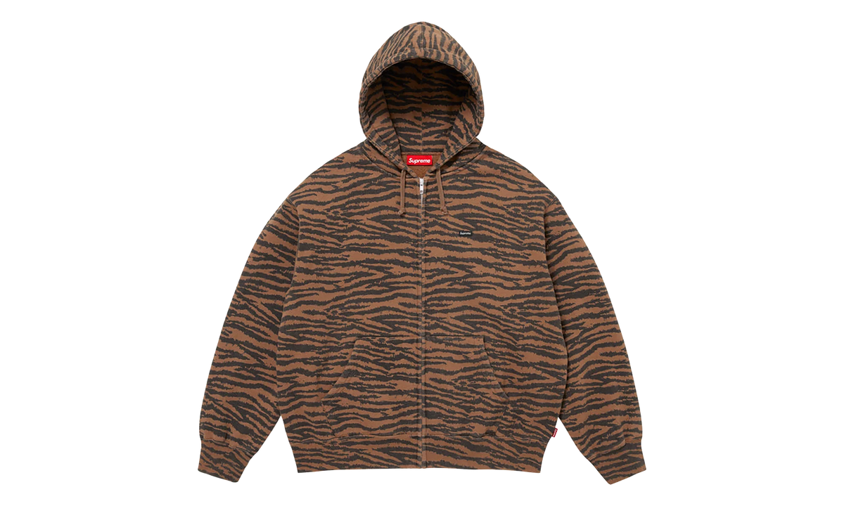 Small Box Zip Up Hooded Sweatshirt "SS26 - Tiger" SU27352