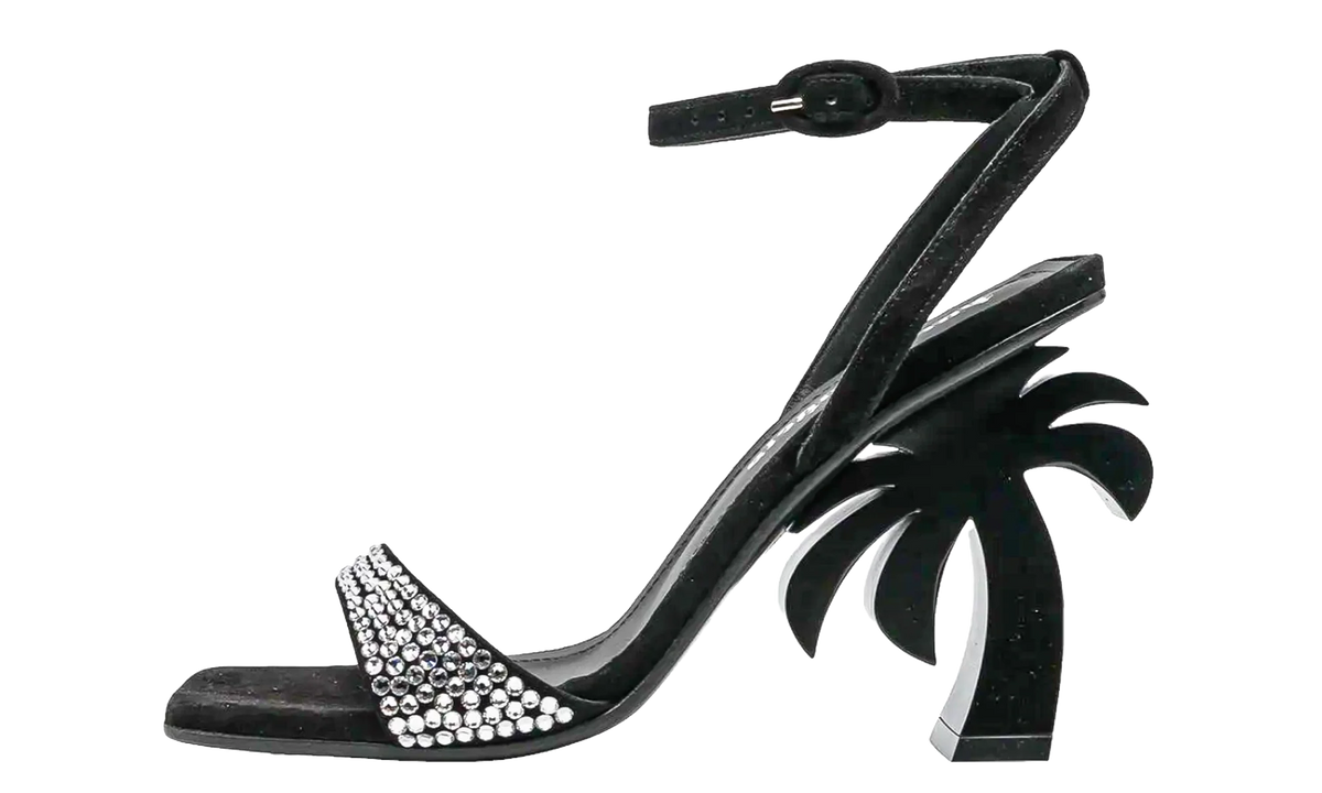 Rhinestone Heels WMNS "Black" PWIH004F22LEA0041083