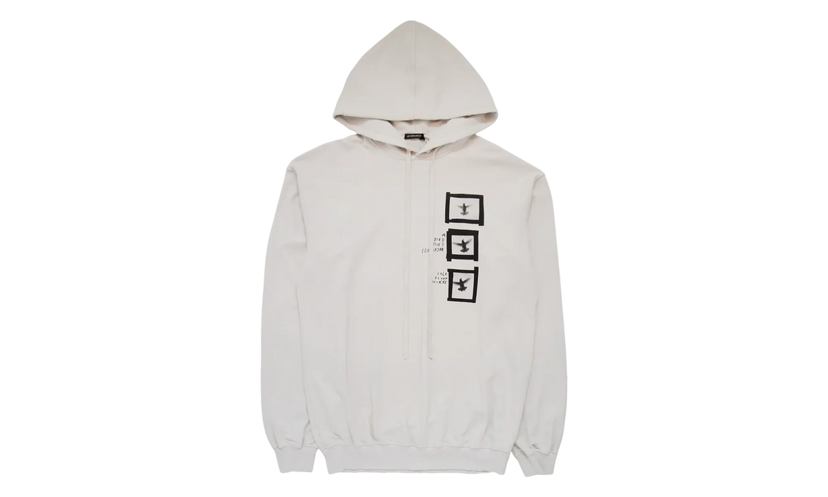 Ollie High Comfort Hoody With "Doves" Print "Ivory" B0013212FA639003