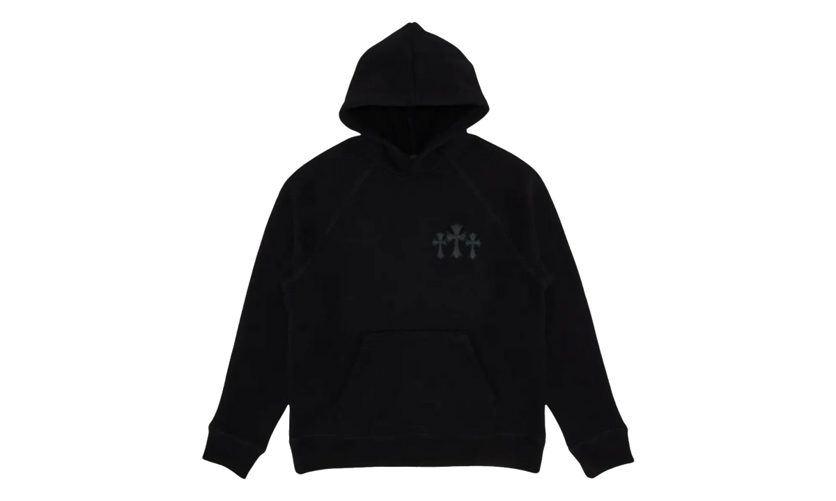 711 Cemetery Cross Nylon CH Hoodie "Black" CHRM1064