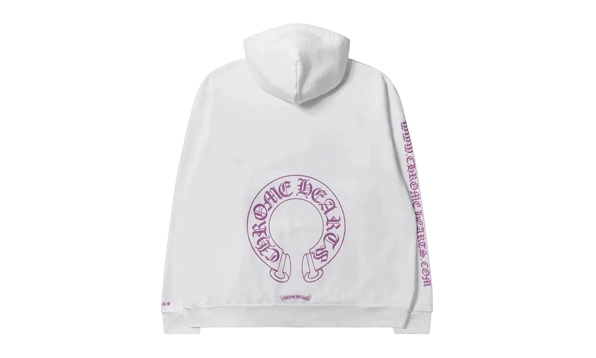 Website Hoodie "White / Purple Glitter" CHRM0710