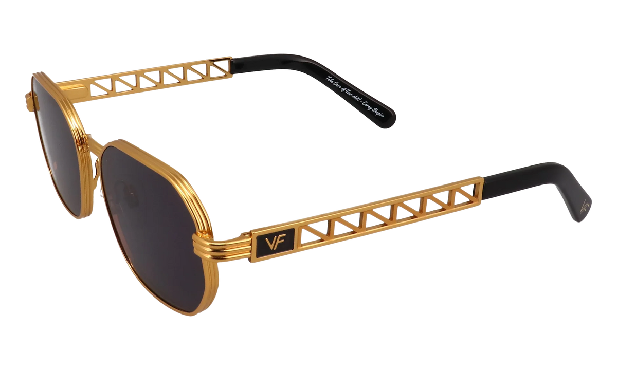 Hustler Jacques Cartier Edition 24KT "Yellow Gold / Black" JCHU2 0001 CUT 11B5