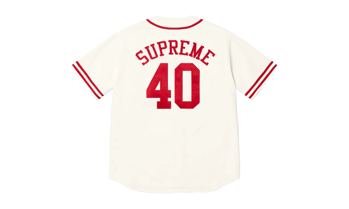 40 Acres Twill Baseball Jersey "SS25 - Natural" SU25352