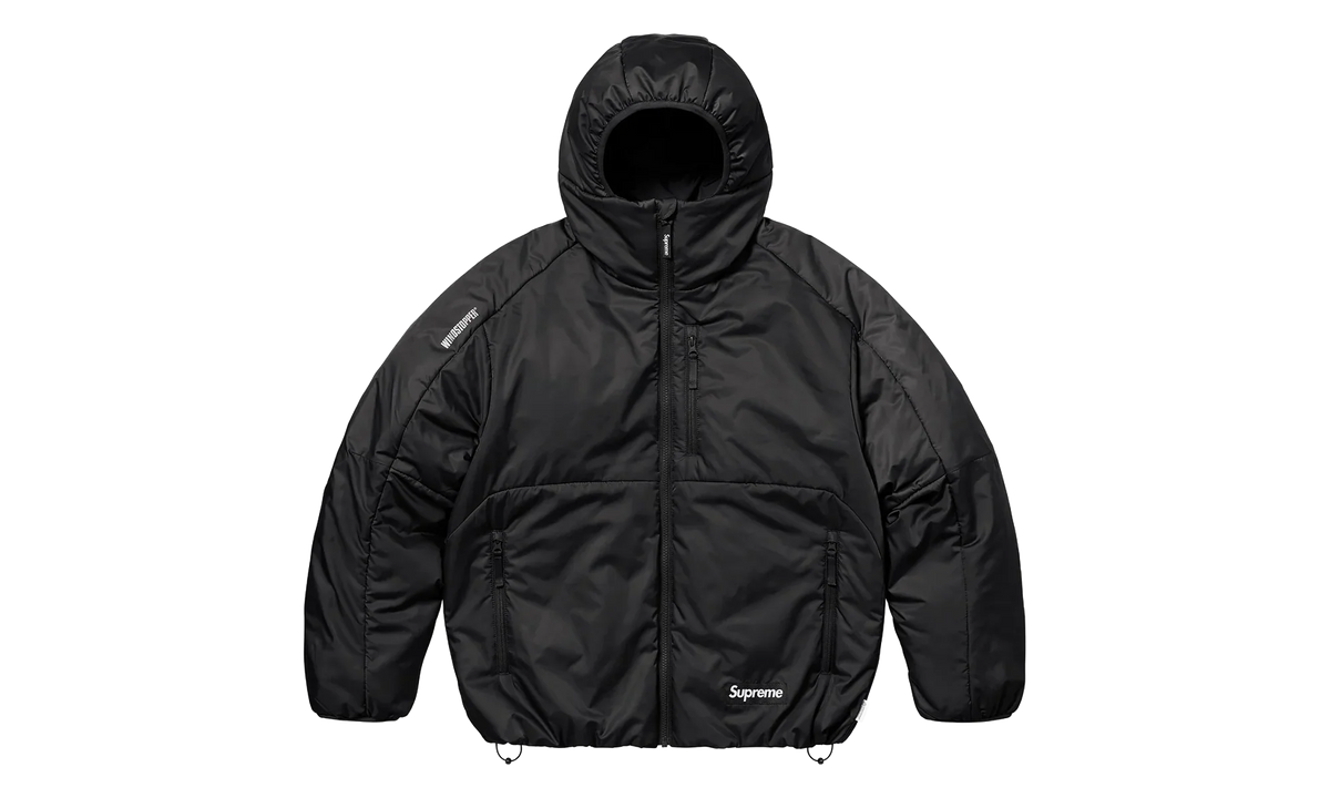 WINDSTOPPER Insulated Hooded Jacket "Black" SU26939