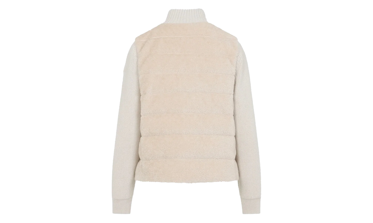 Stand Up Collar Zip Up Cardigan WMNS "White" MON53