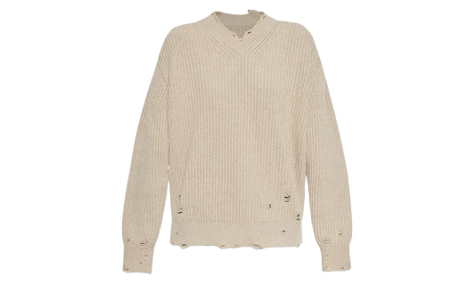Wool Sweater WMNS "Beige Melange" S52HN0011 M13138 806M