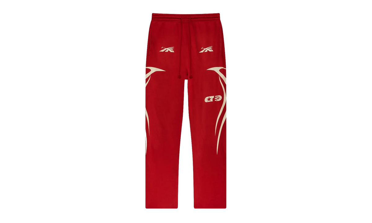 Sports Double Hit Logo Sweatpants "Red" HSR139