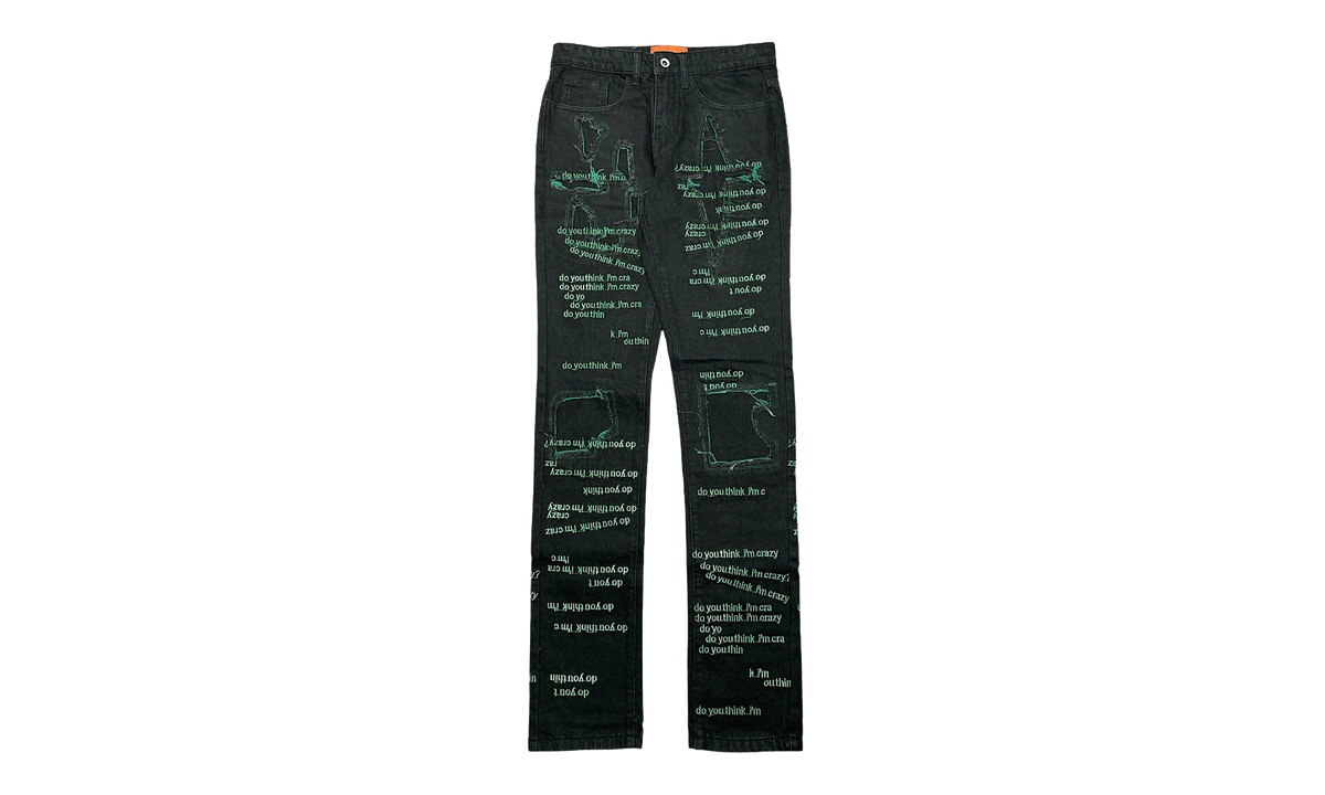 Scripture Jeans "Black/Green" WDWBMBSJBG
