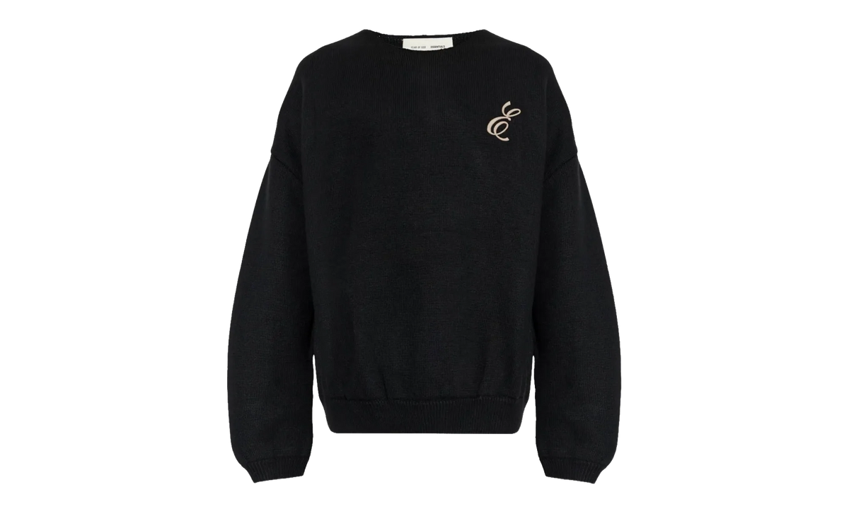 Waffle Crewneck Sweater "Vintage Black" 192HO254331F