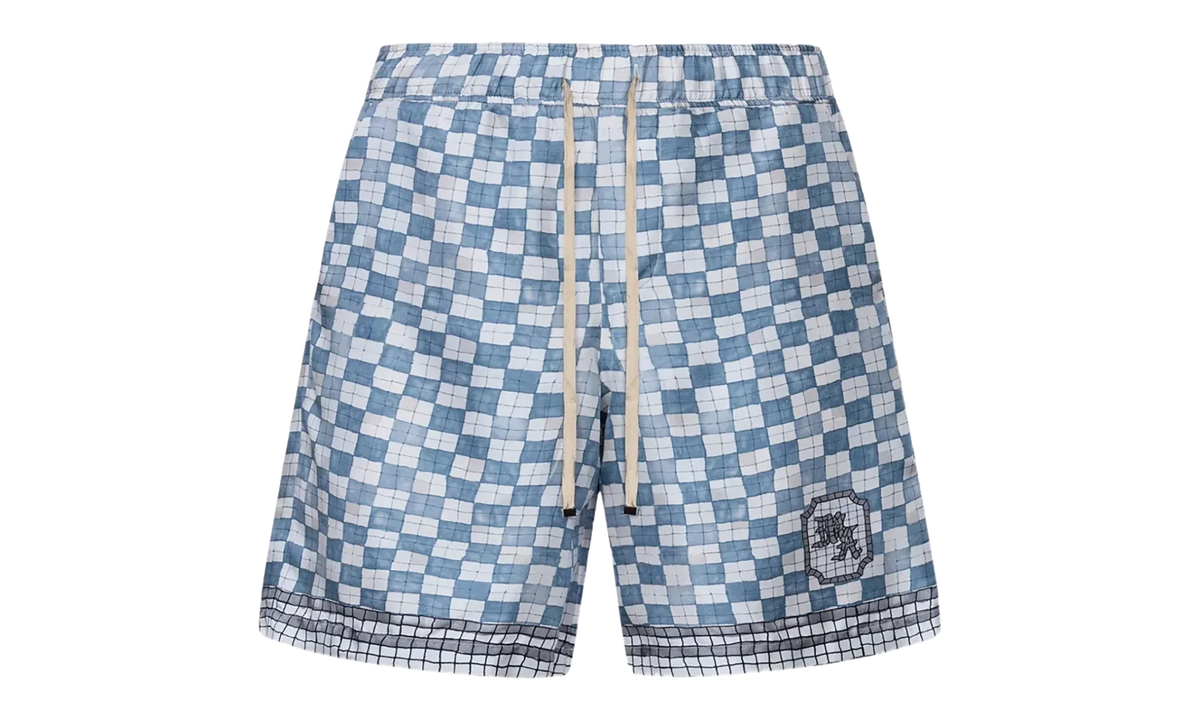 MA Checkered Shorts "Steel" AMBMSO1037 396