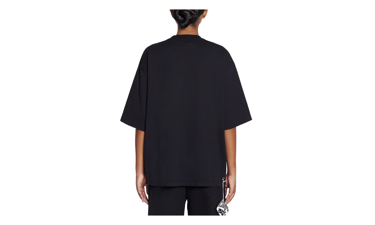 PRINTED OVERSIZED TEE "Black" RU TS0026 J120 P24 10