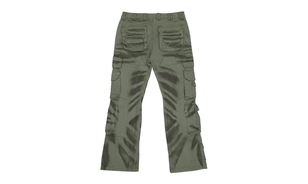 Skidrow Flared Cargo Pants "Sage" ZG0QZD2P