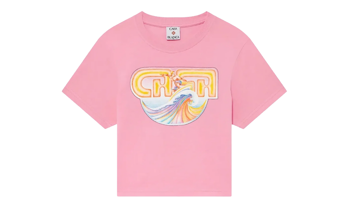 Casa Surf Cropped Short Sleeve T‑Shirt "Pink" WS25 JTS 009 05