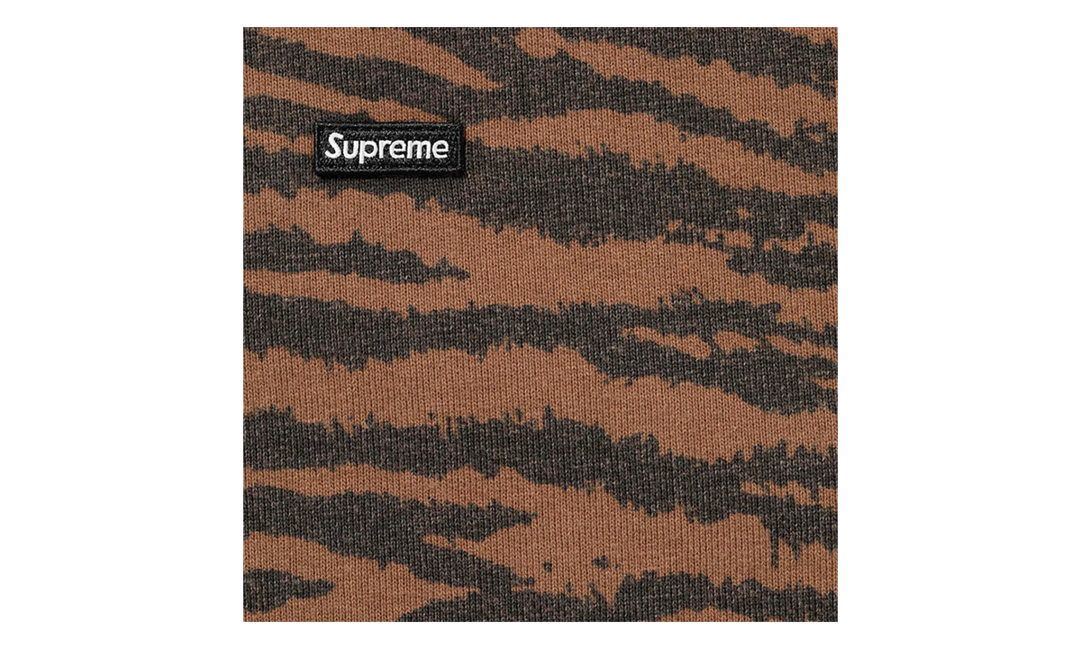 Small Box Zip Up Hooded Sweatshirt "SS26 - Tiger" SU27352