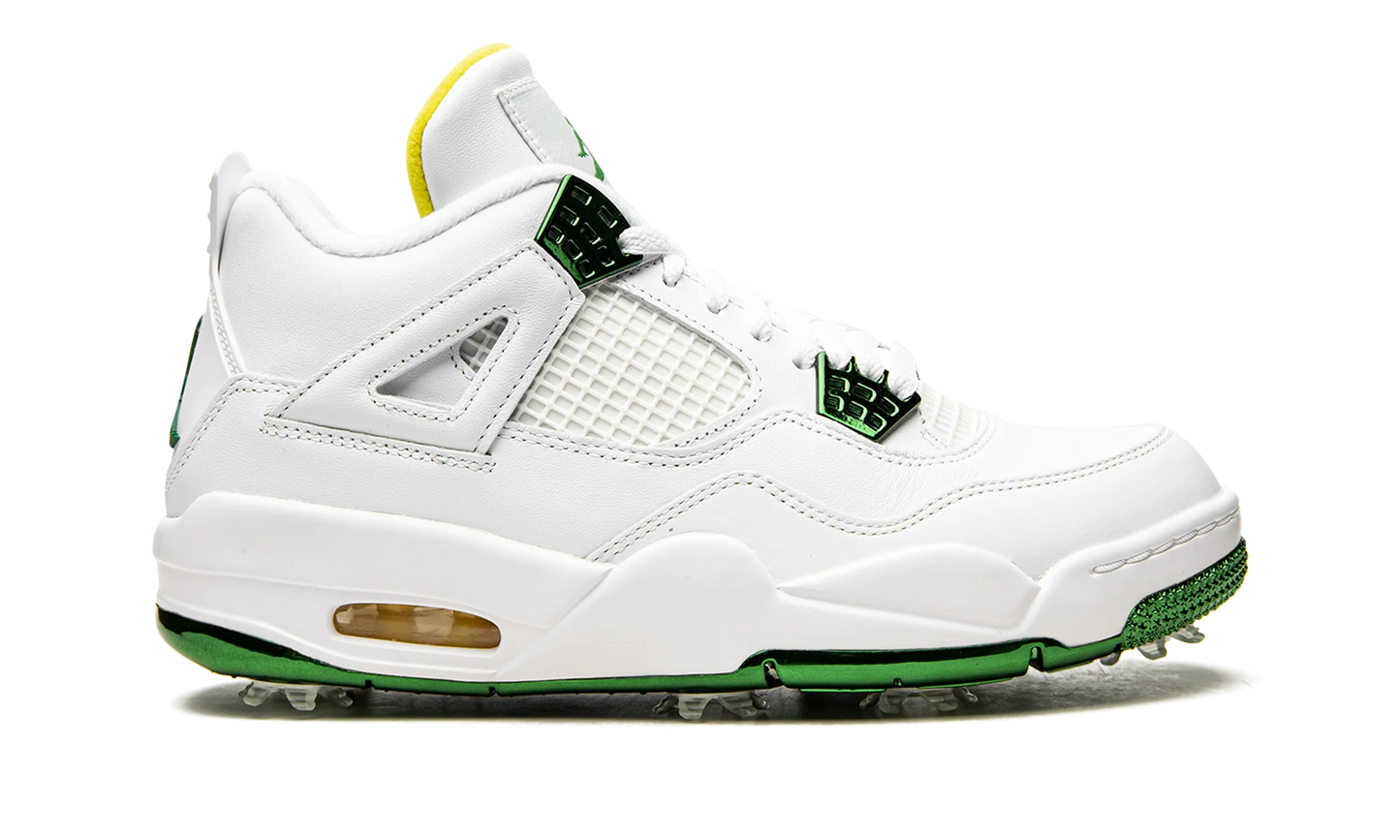 Air Jordan 4 Retro Golf "Metallic Green" CZ2439 100