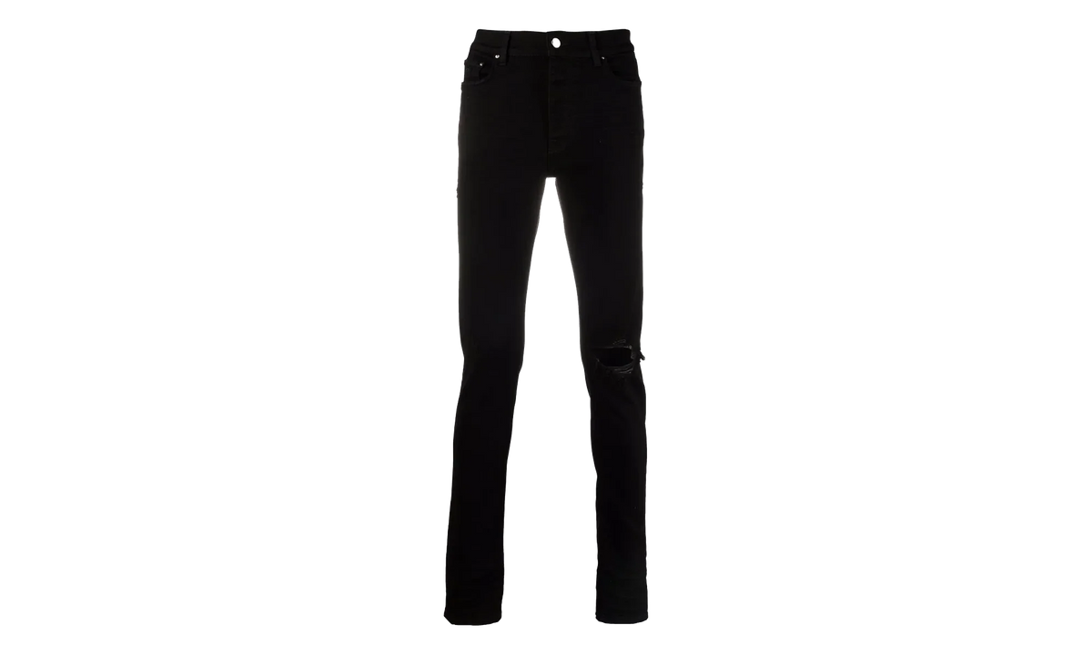 Broken Jeans "Aged Black" PXMD004 001