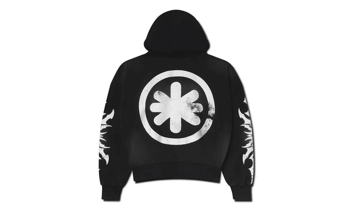 Acid Wash Zip Up Hoodie "Complex Con Exclusive - Black" 10067208