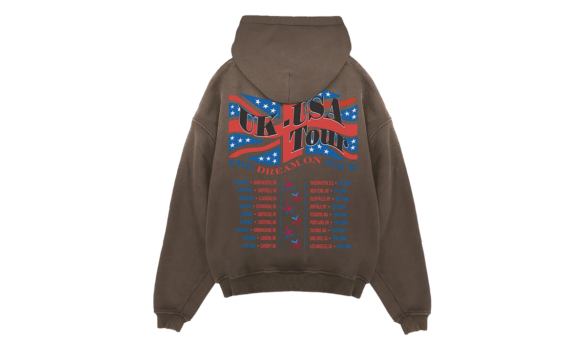 Dream On Tour Pullover Hoodie "Brown" MLM100618-17