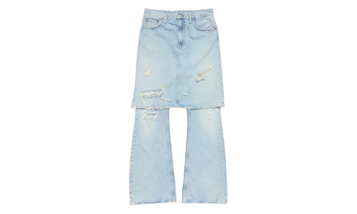Skirt Layered Jeans "Light Blue" AK1008228