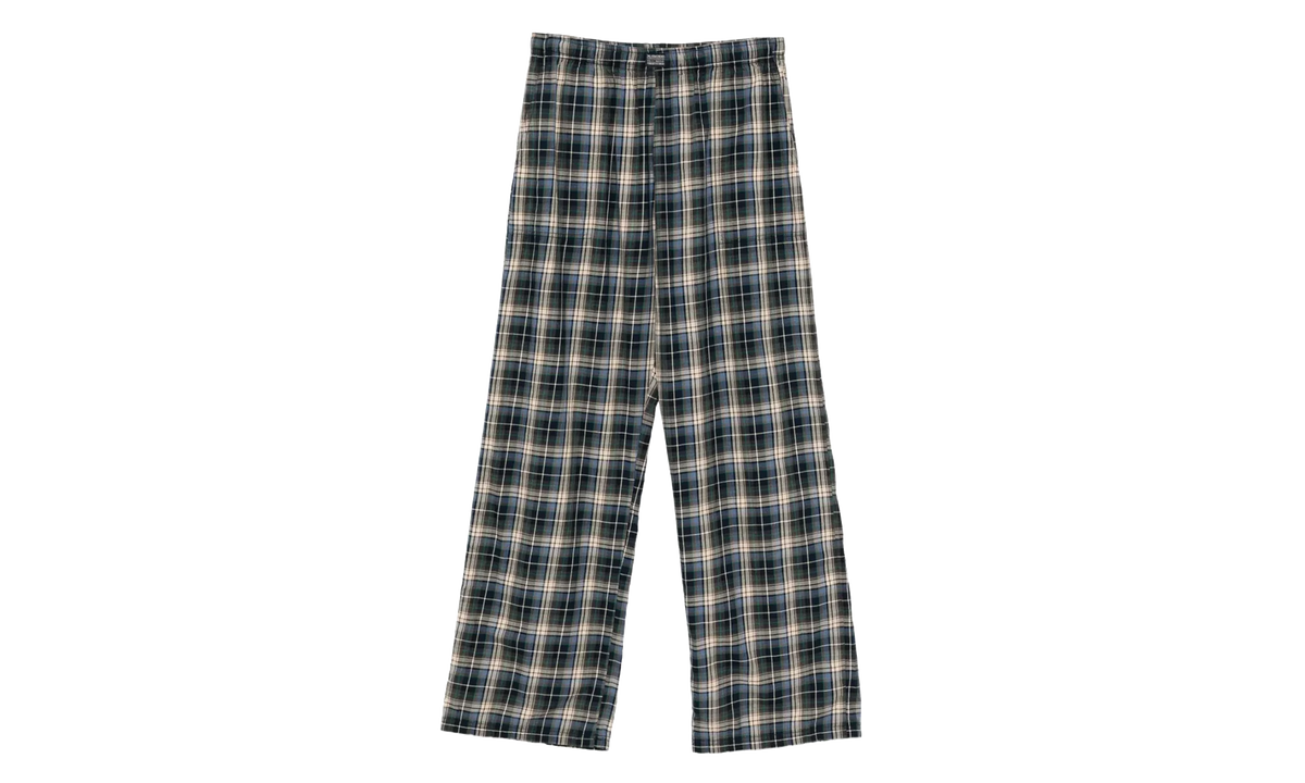 Plaid Lounge Pants "Blue" ERL11P013