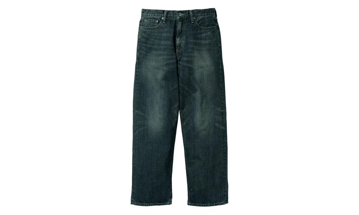 Washed Denim Wide Pants "Indigo" 252XBNH PTM04 INDIGO