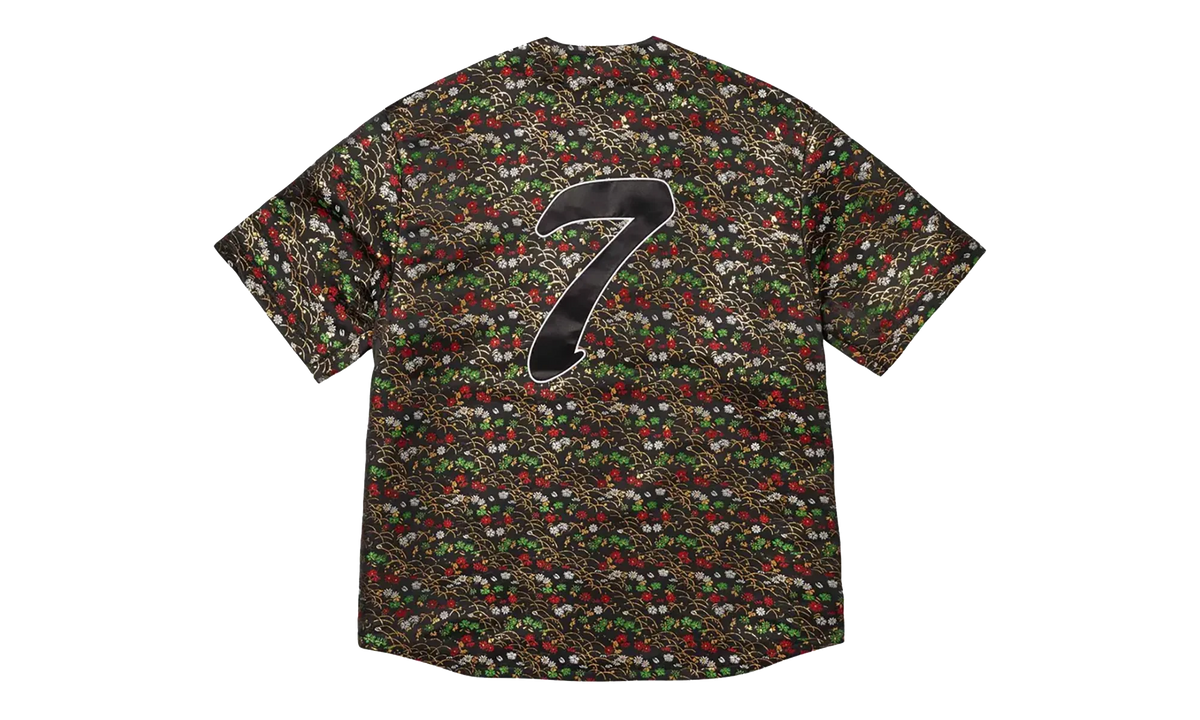 Floral Jacquard Jersey "SS26 - Black" SU27411