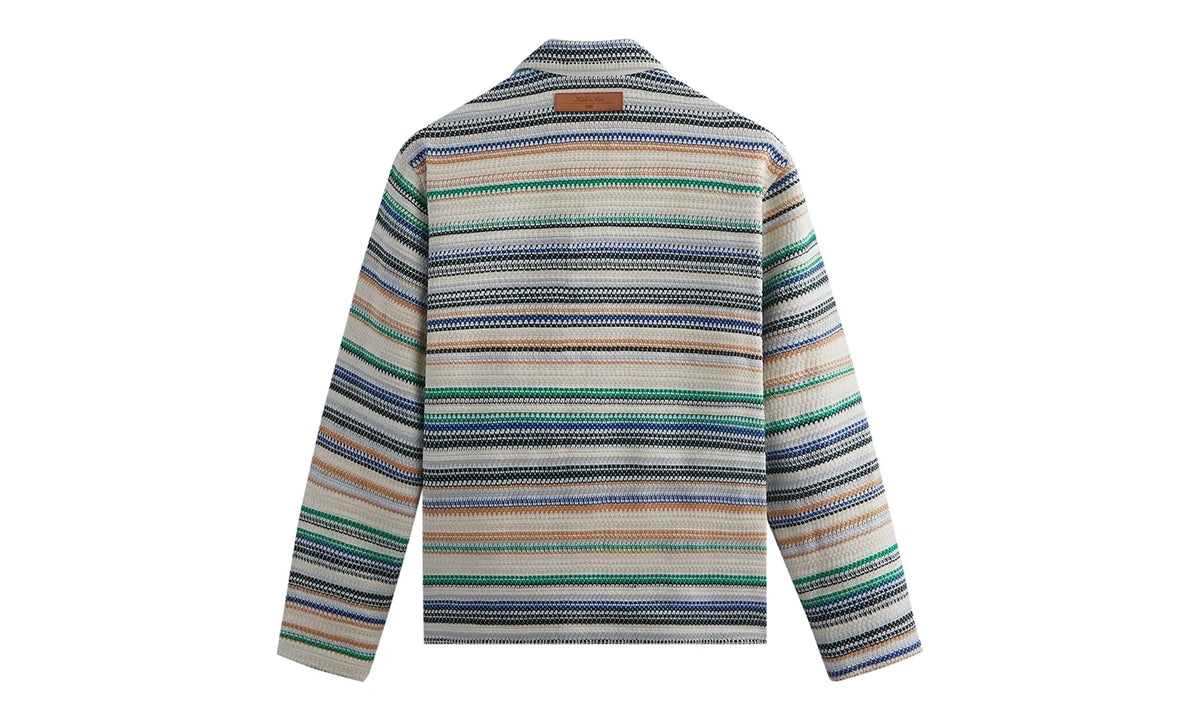 Woven Stripe Coaches Jacket "Current" khm010286 412
