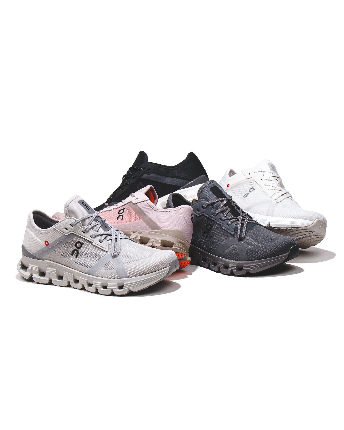 ON Women Cloud X 4 AD Black Asphalt Core 3WF10170397
