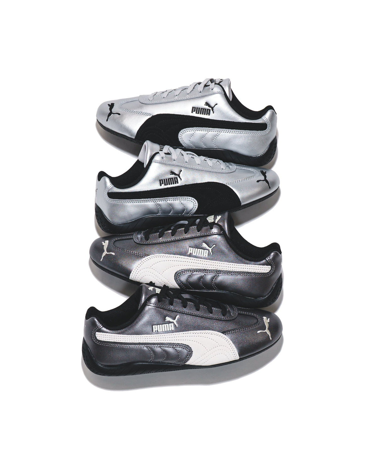 Puma Women Speedcat Metallic Black Warm White 405357-02